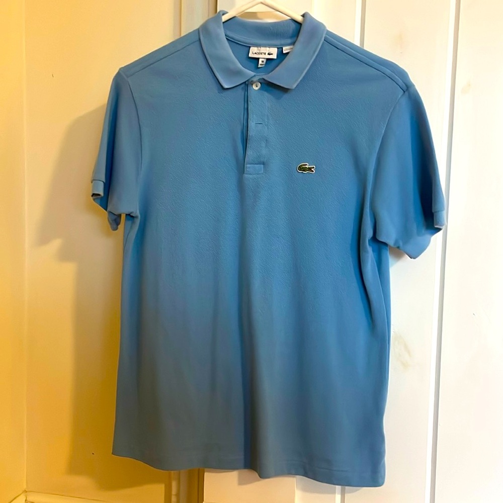 Lacoste blue polo size 16 - nice condition